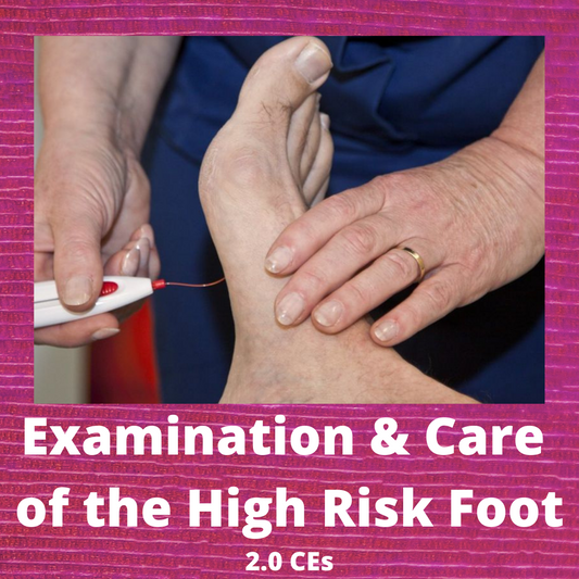 Examination & Care of the High Risk Foot - Specialized Training Video